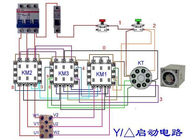 380v交流接触器线圈的接法？