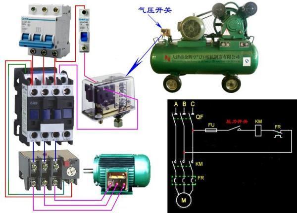 接触器接线图图解